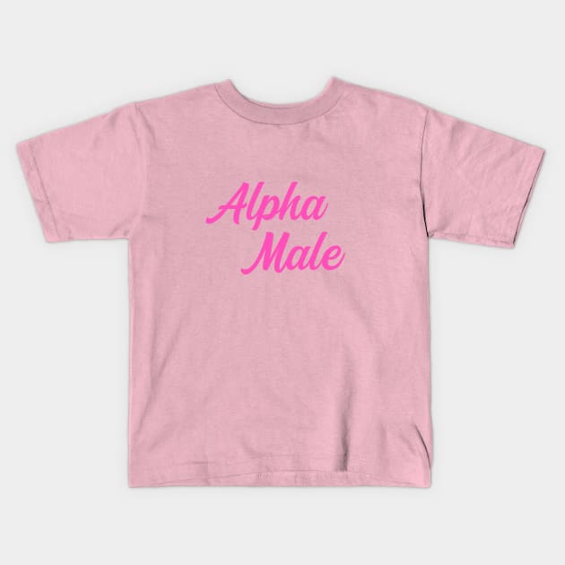 alpha male Kids T-Shirt by comfycat